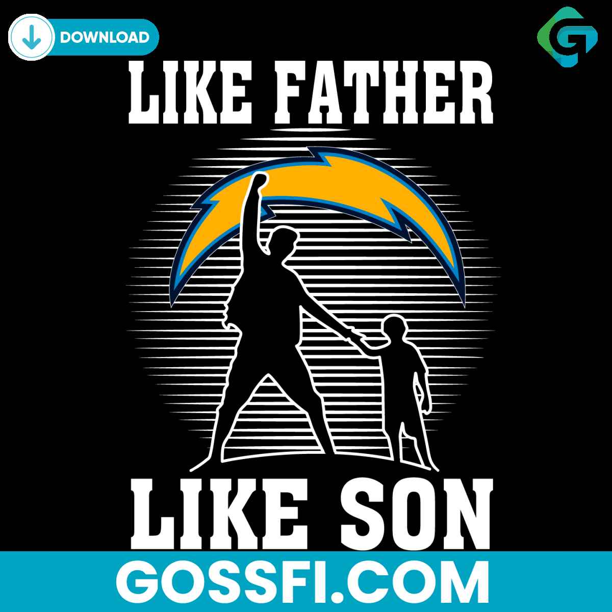 like-father-like-son-los-angeles-chargers-svg