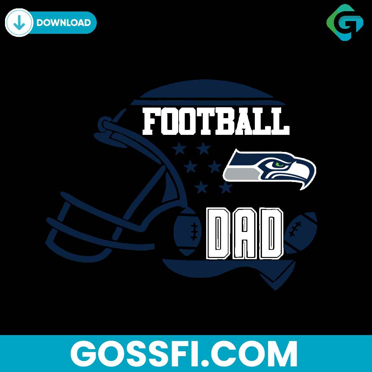 football-dad-seattle-seahawks-helmet-svg