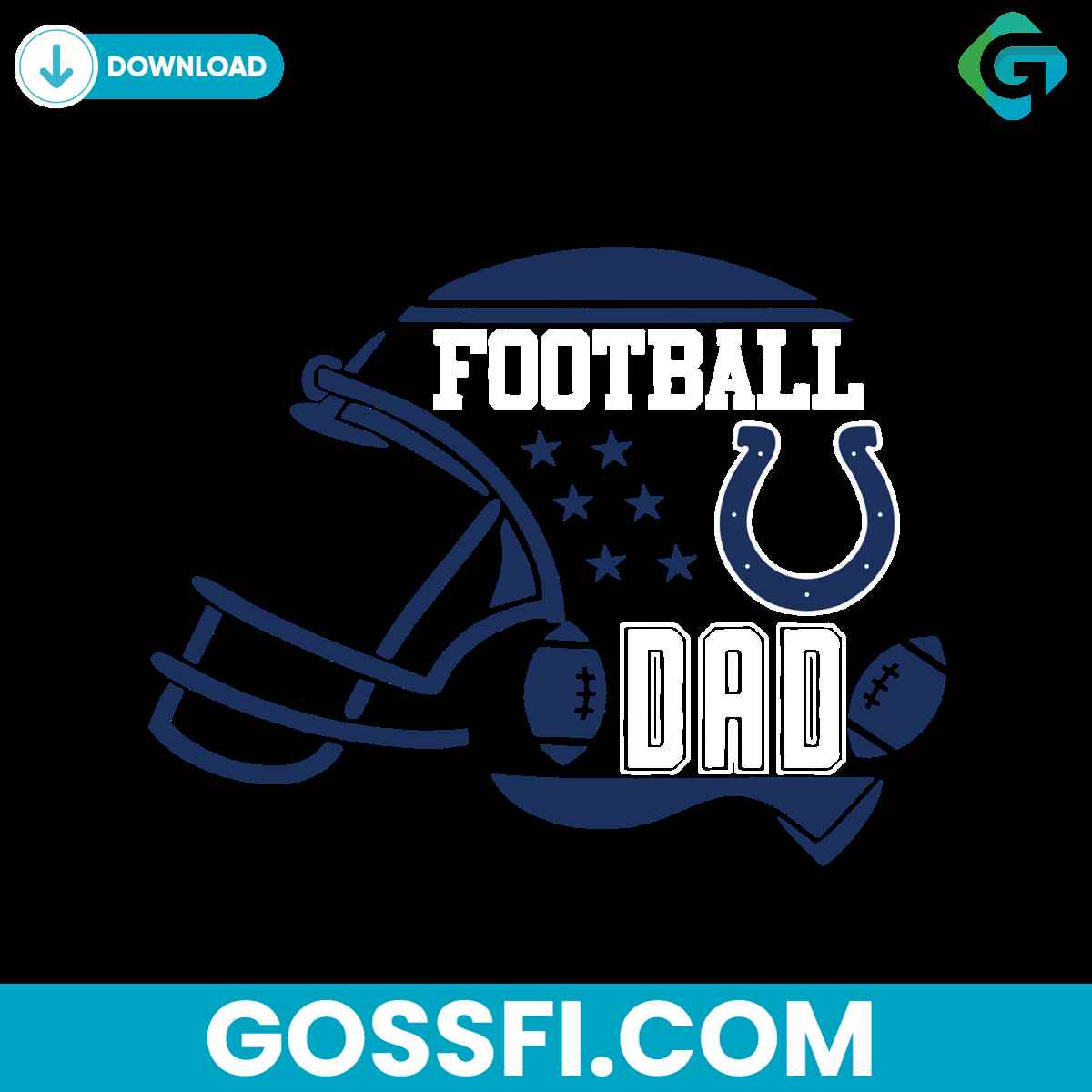 football-dad-indianapolis-colts-nfl-svg