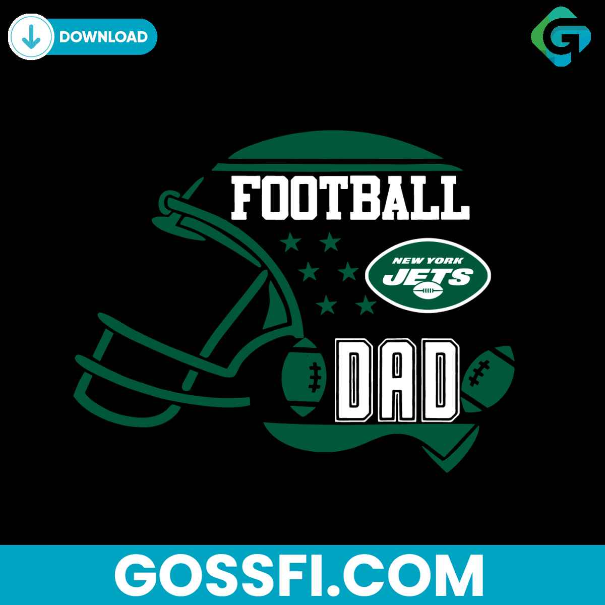 football-dad-new-york-jets-helmet-svg