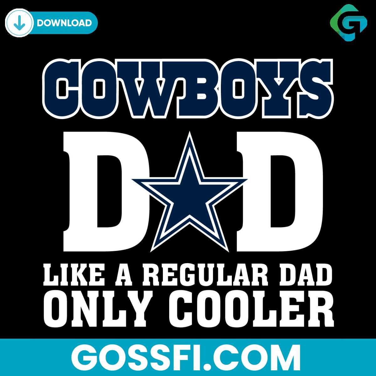 dallas-cowboys-dad-like-a-regular-dad-only-cooler-svg