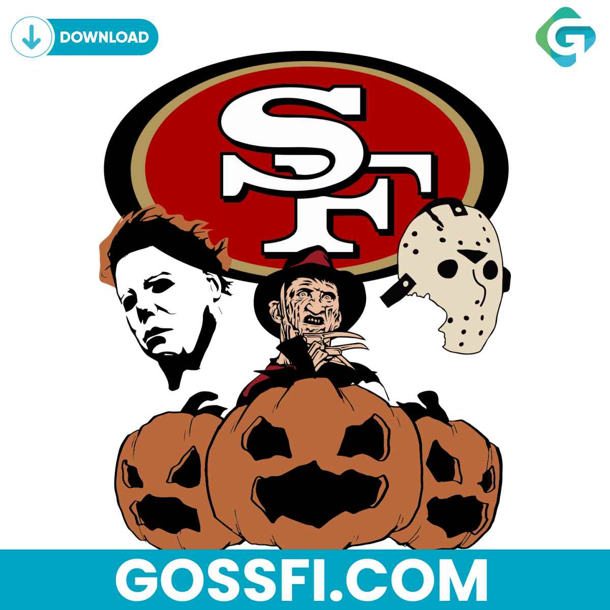 san-francisco-49ers-halloween-michael-myers-svg