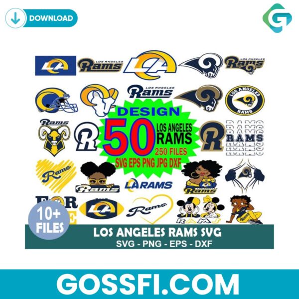 los-angeles-rams-bundle-nfl-team-svg