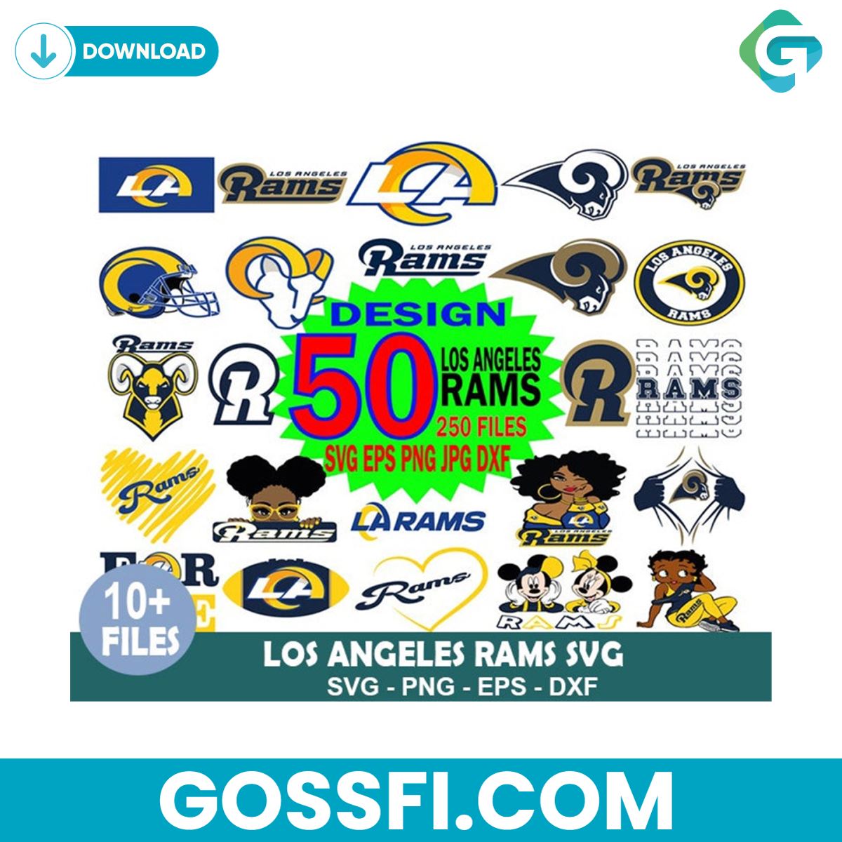 los-angeles-rams-bundle-nfl-team-svg