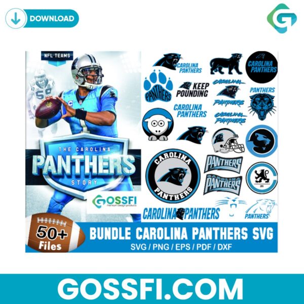 50-designs-carolina-panthers-football-svg-bundle