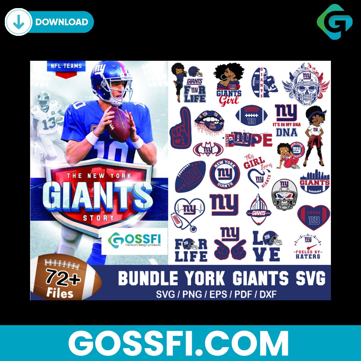 new-york-giants-football-svg-bundle