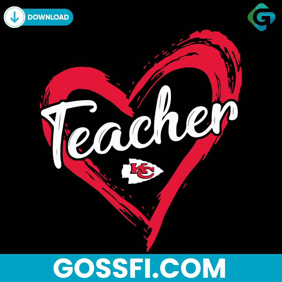 teacher-kc-chiefs-svg-cricut-digital-download