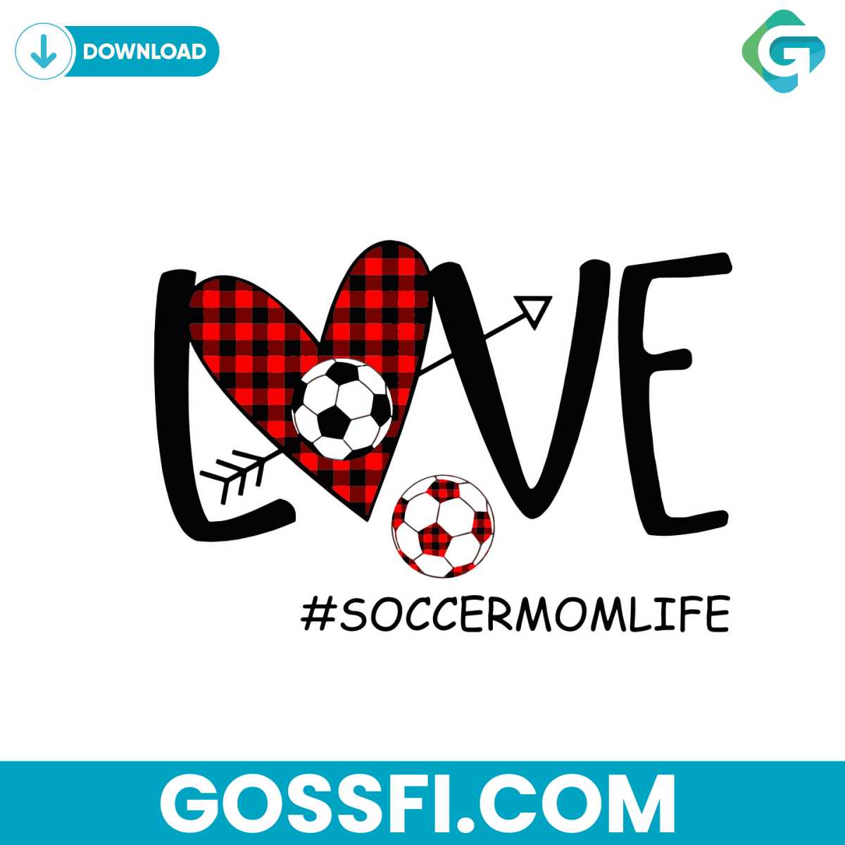 love-soccer-mom-life-svg-digital-download