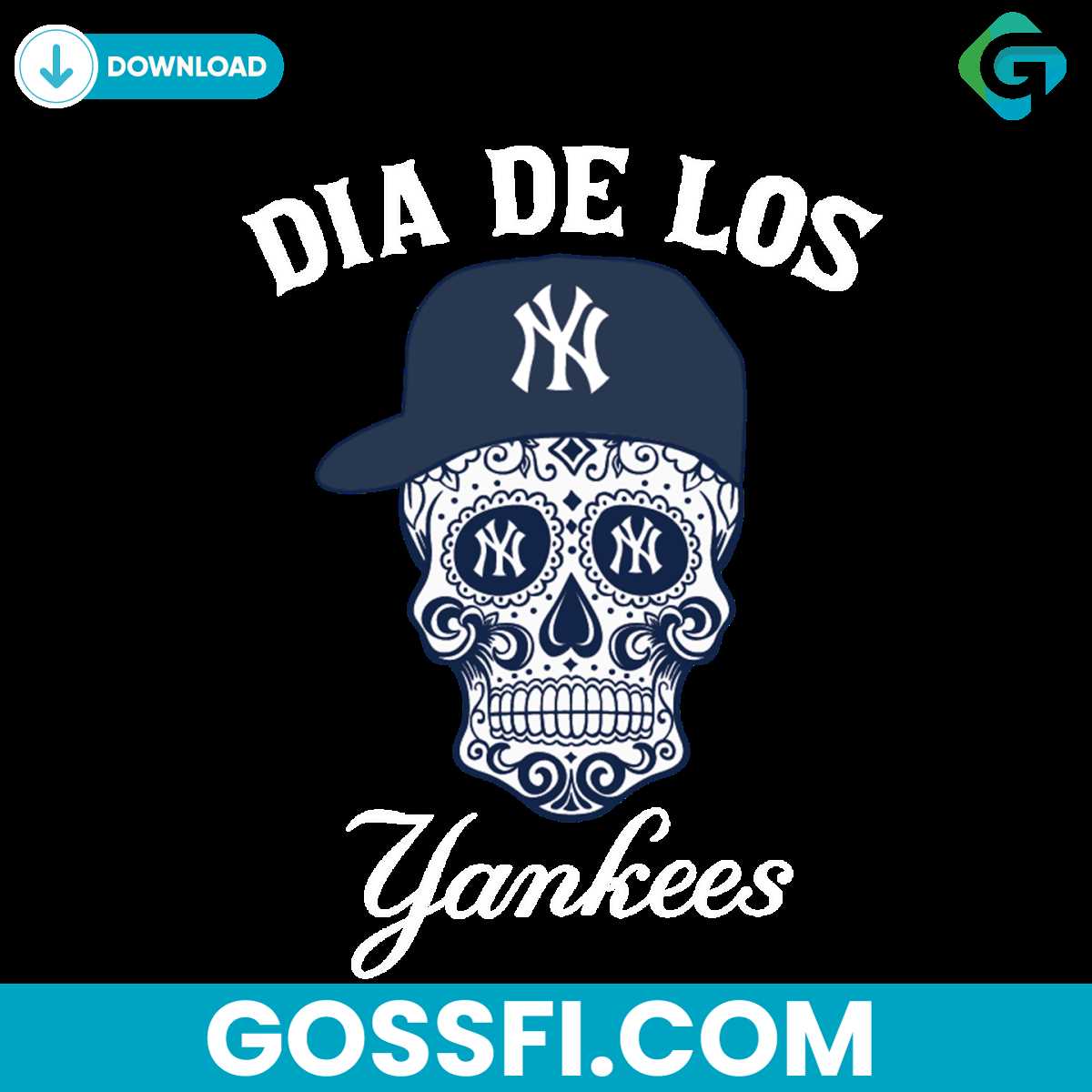 new-york-yankees-die-de-los-svg-digital-download