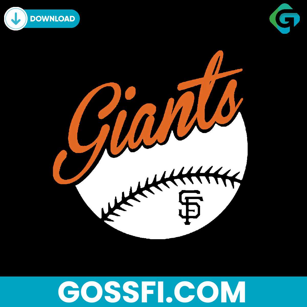 san-francisco-giants-baseball-svg-digital-download