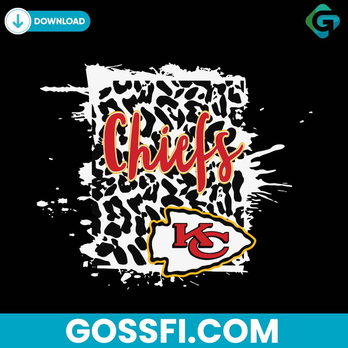 kansas-city-chiefs-leopard-svg-cricut-digital-download