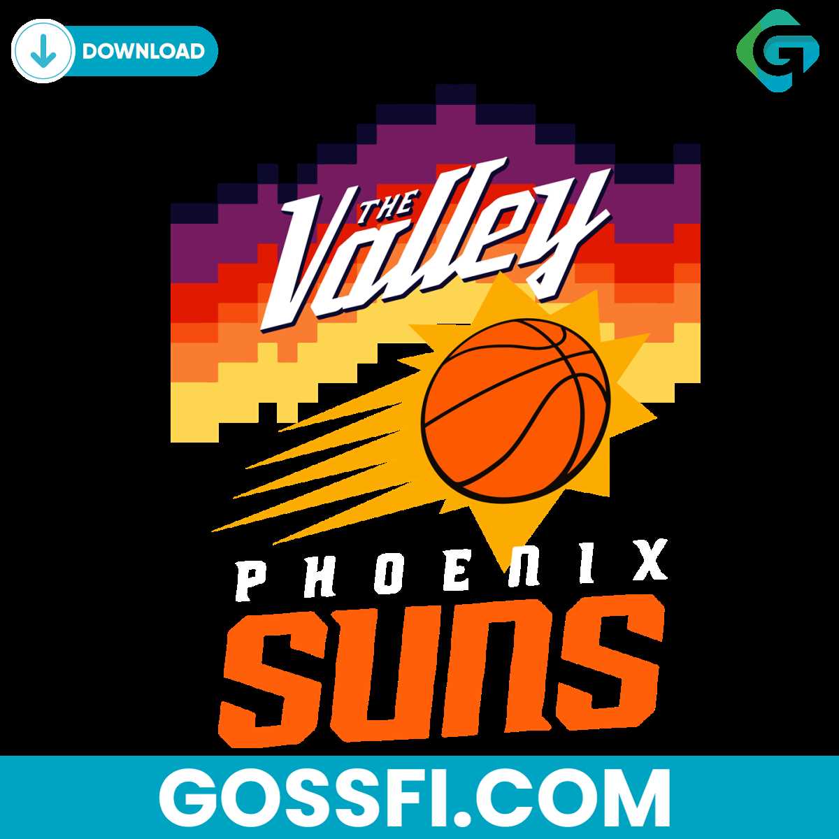 phoenix-suns-the-valley-svg-digital-download