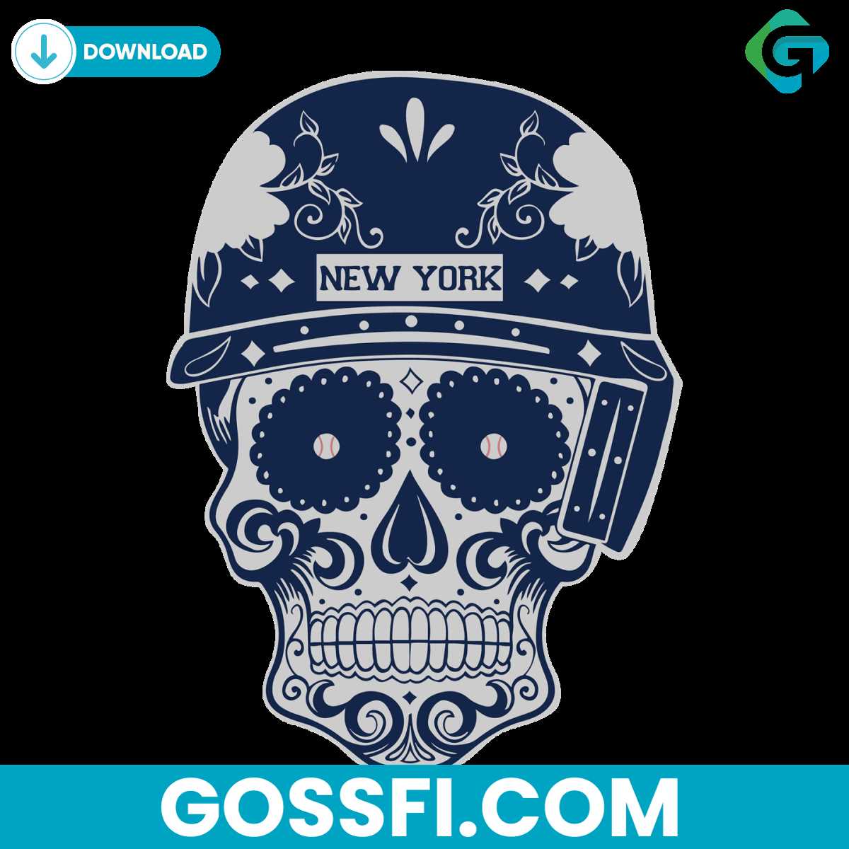 new-york-yankees-skull-svg-digital-download