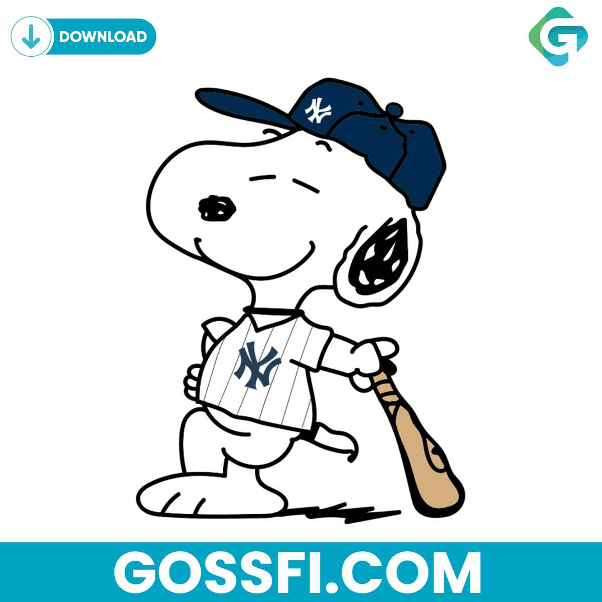 snoopy-new-york-yankees-baseball-svg-digital-download