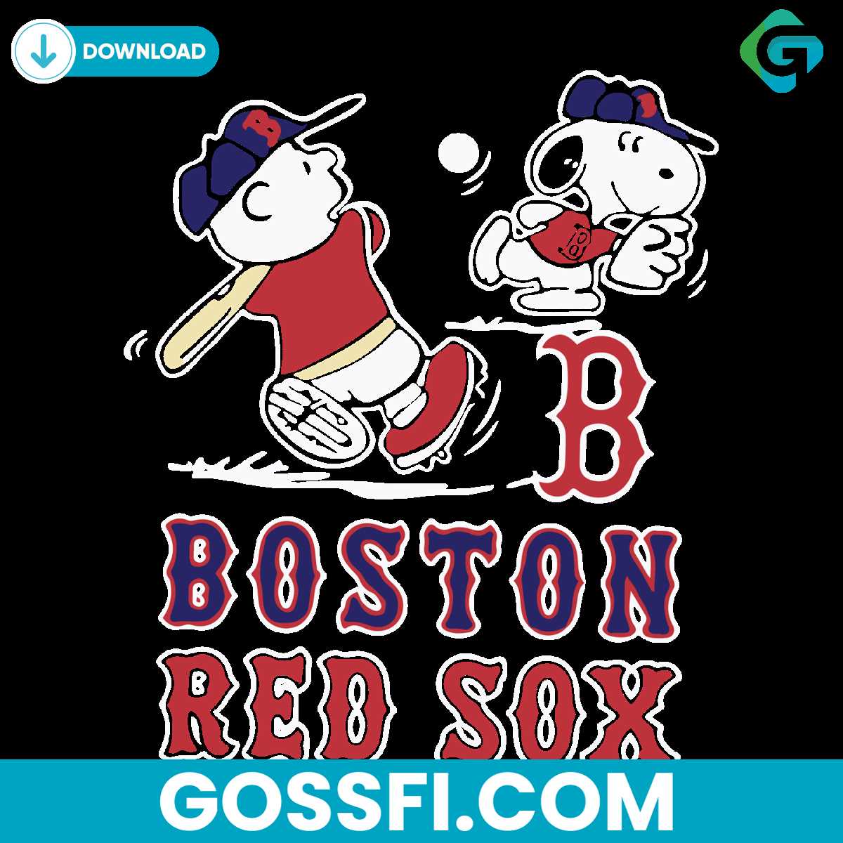 peanuts-charlie-brown-snoopy-playing-baseball-boston-red-sox-svg