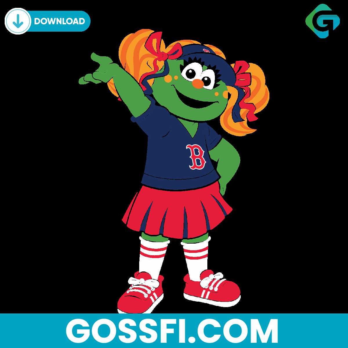 tessie-the-green-monster-boston-red-sox-svg-digital-download