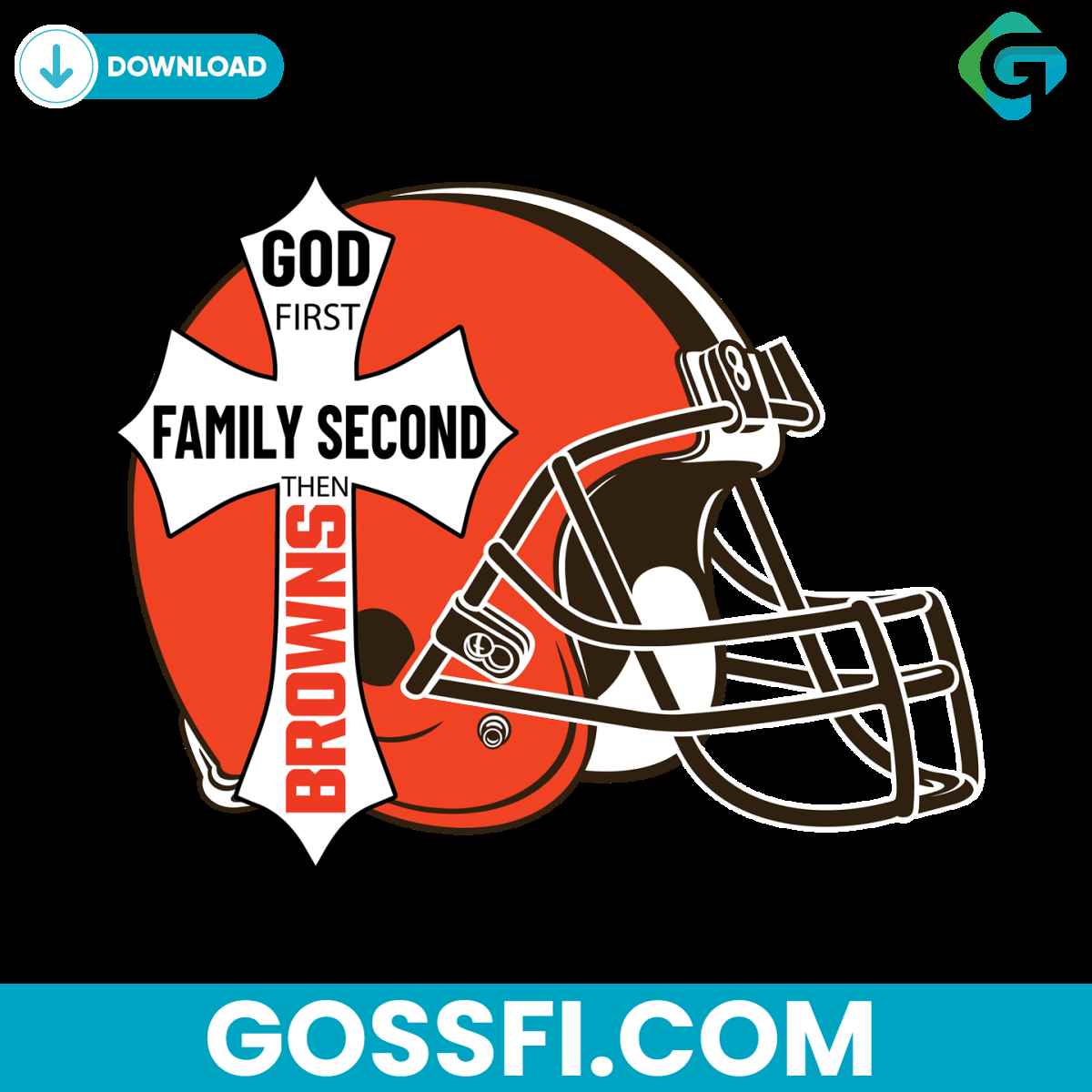 god-first-family-second-then-browns-svg