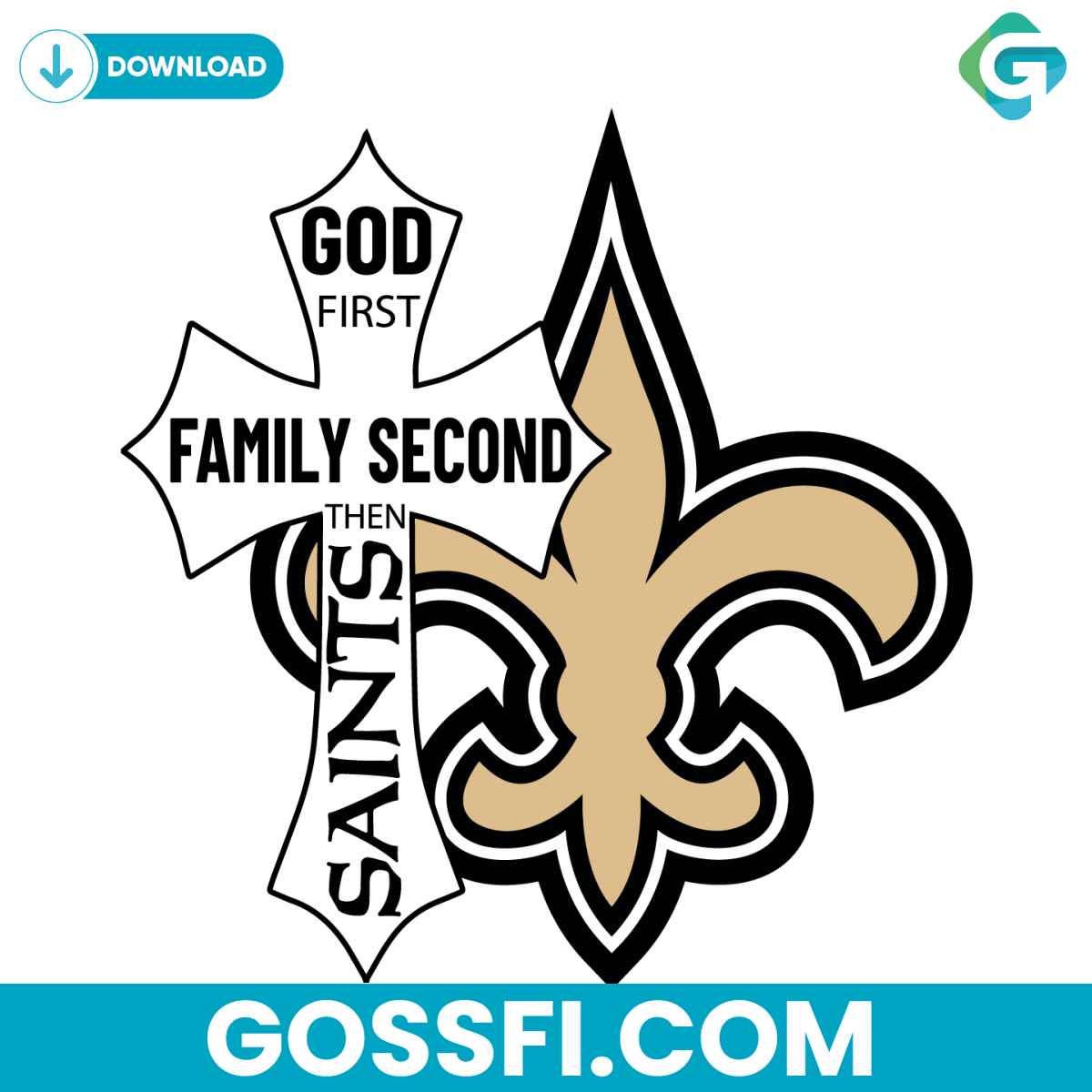 god-first-family-second-then-saints-svg