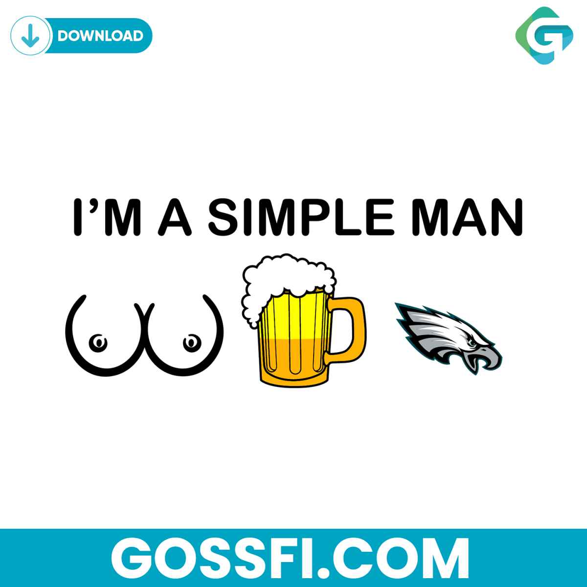 i-am-a-simple-man-philadelphia-eagles-svg