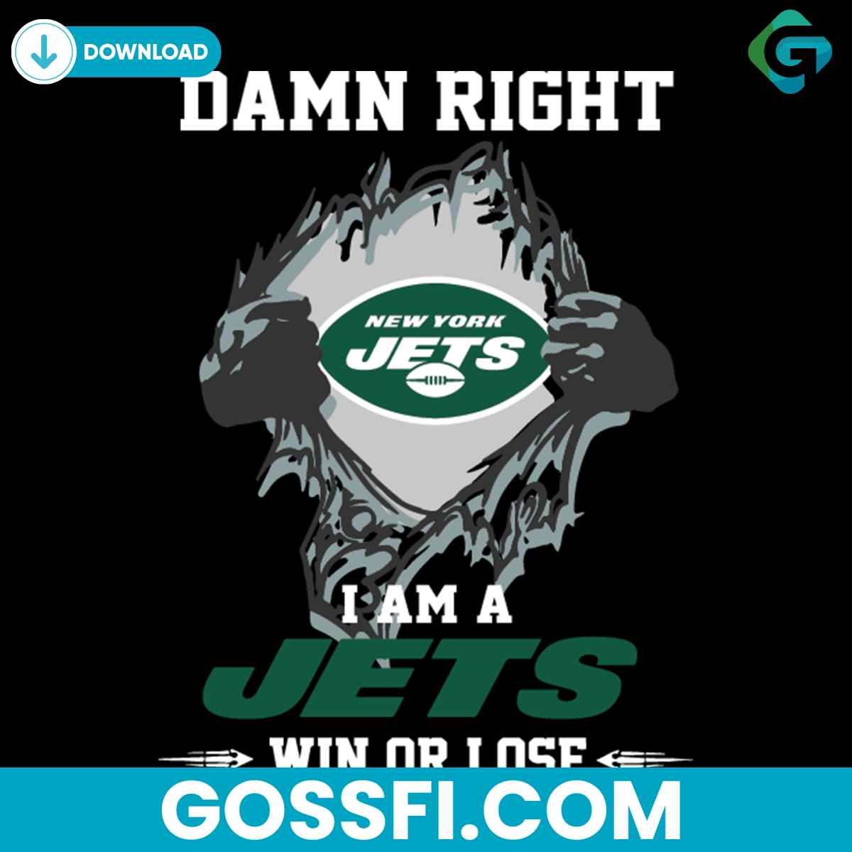 damn-right-i-am-a-jets-win-or-lose-svg