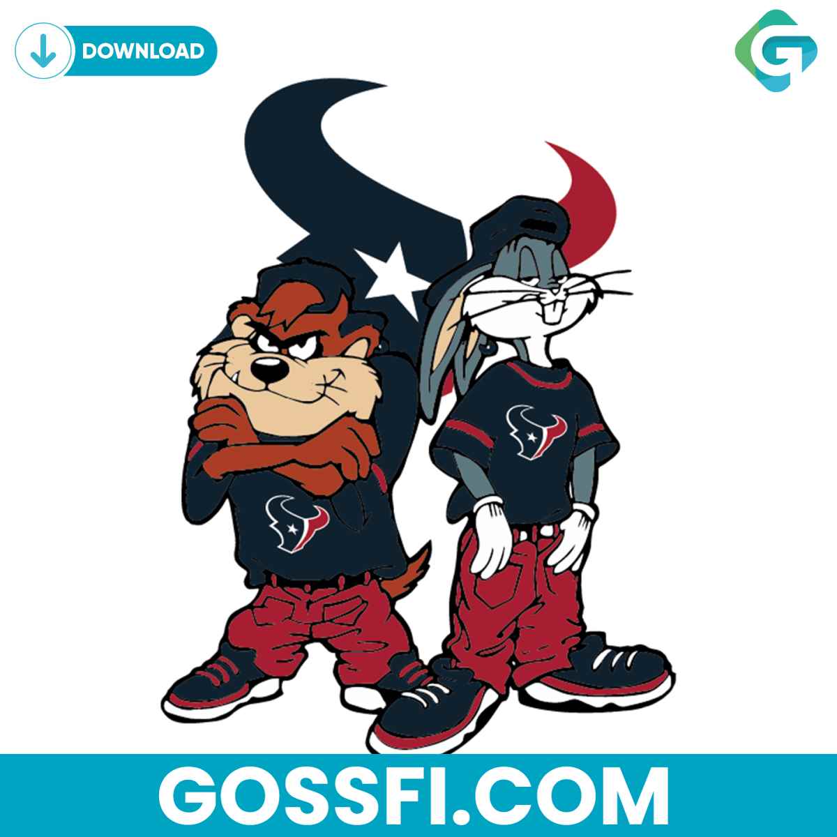 looney-tunes-hip-hop-houston-texans-svg