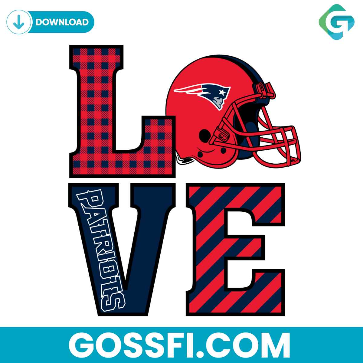 love-new-england-patriots-helmet-svg