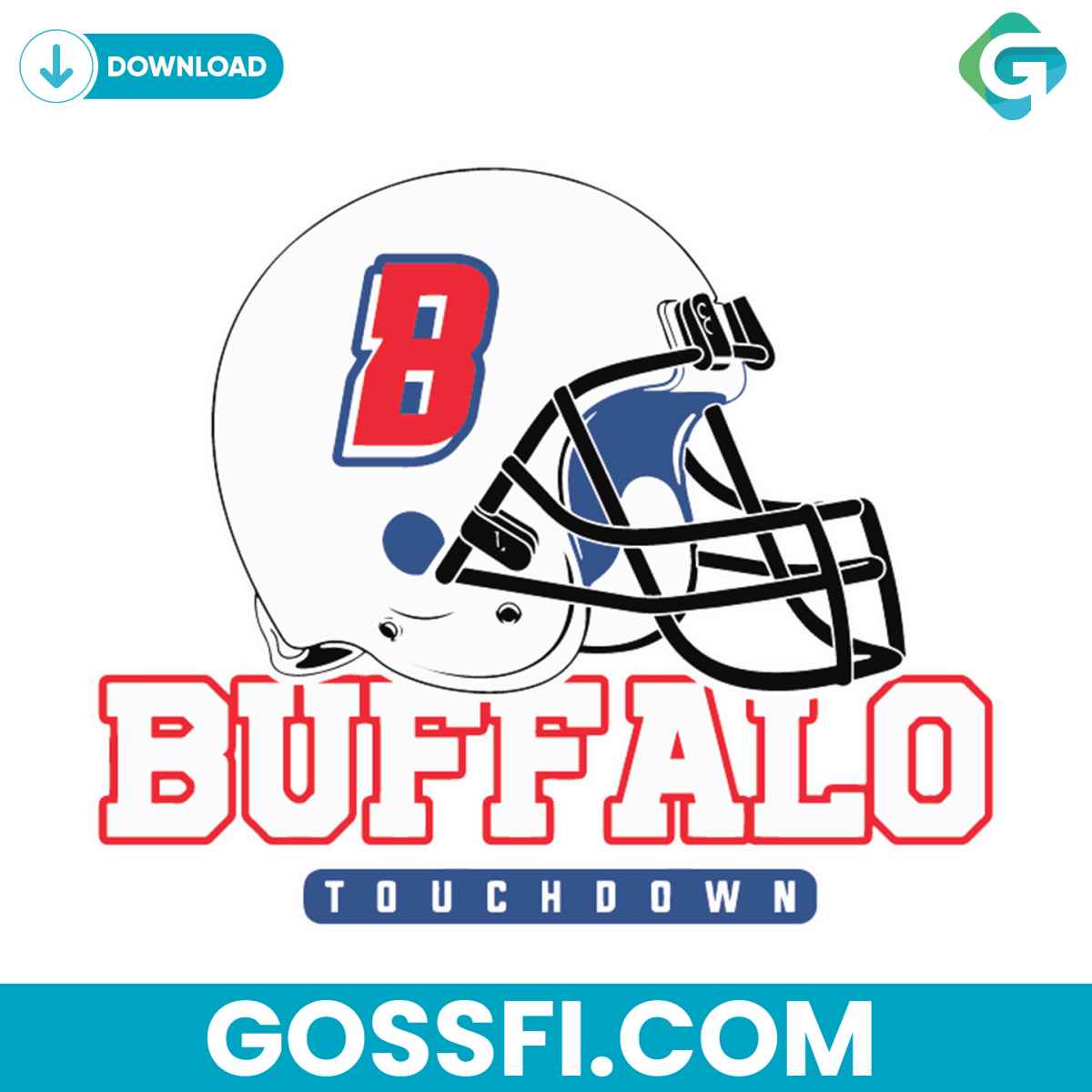buffalo-touchdown-helmet-svg-digital-download