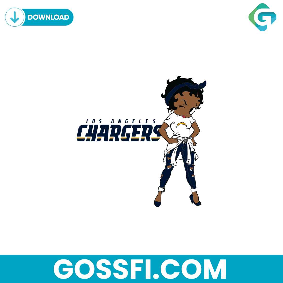 los-angeles-chargers-svg-digital-download