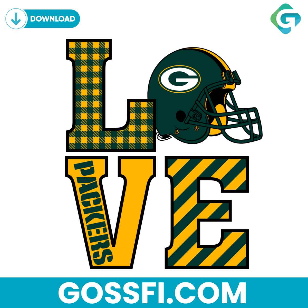 love-green-bay-packers-svg-digital-download