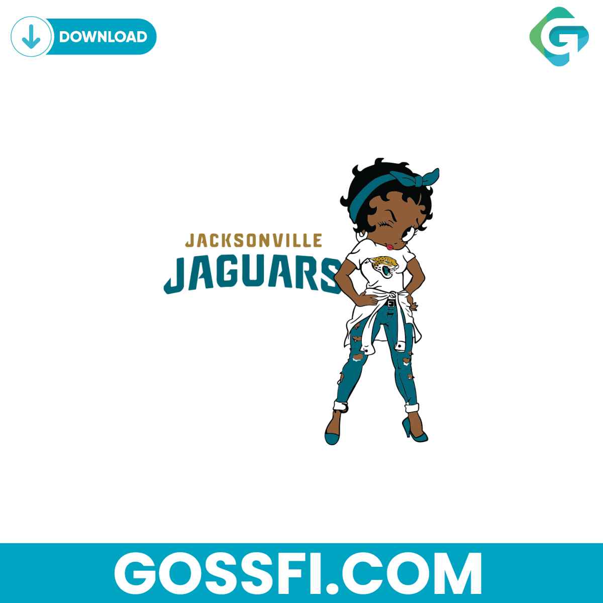 jacksonville-jaguars-girl-svg-digital-download