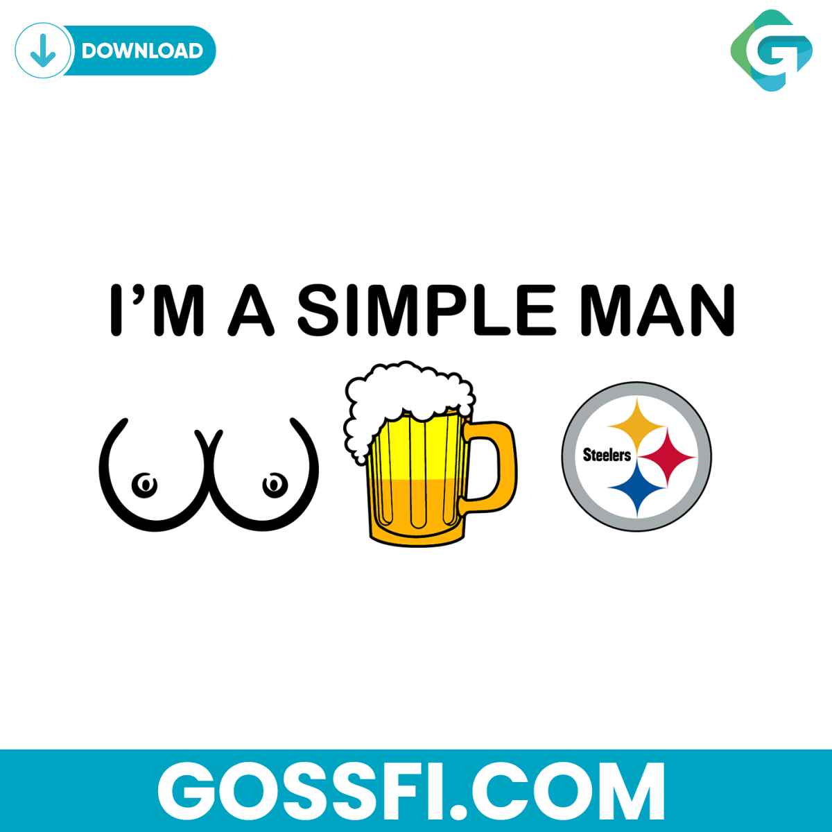 i-am-a-simple-man-pittsburgh-steelers-svg