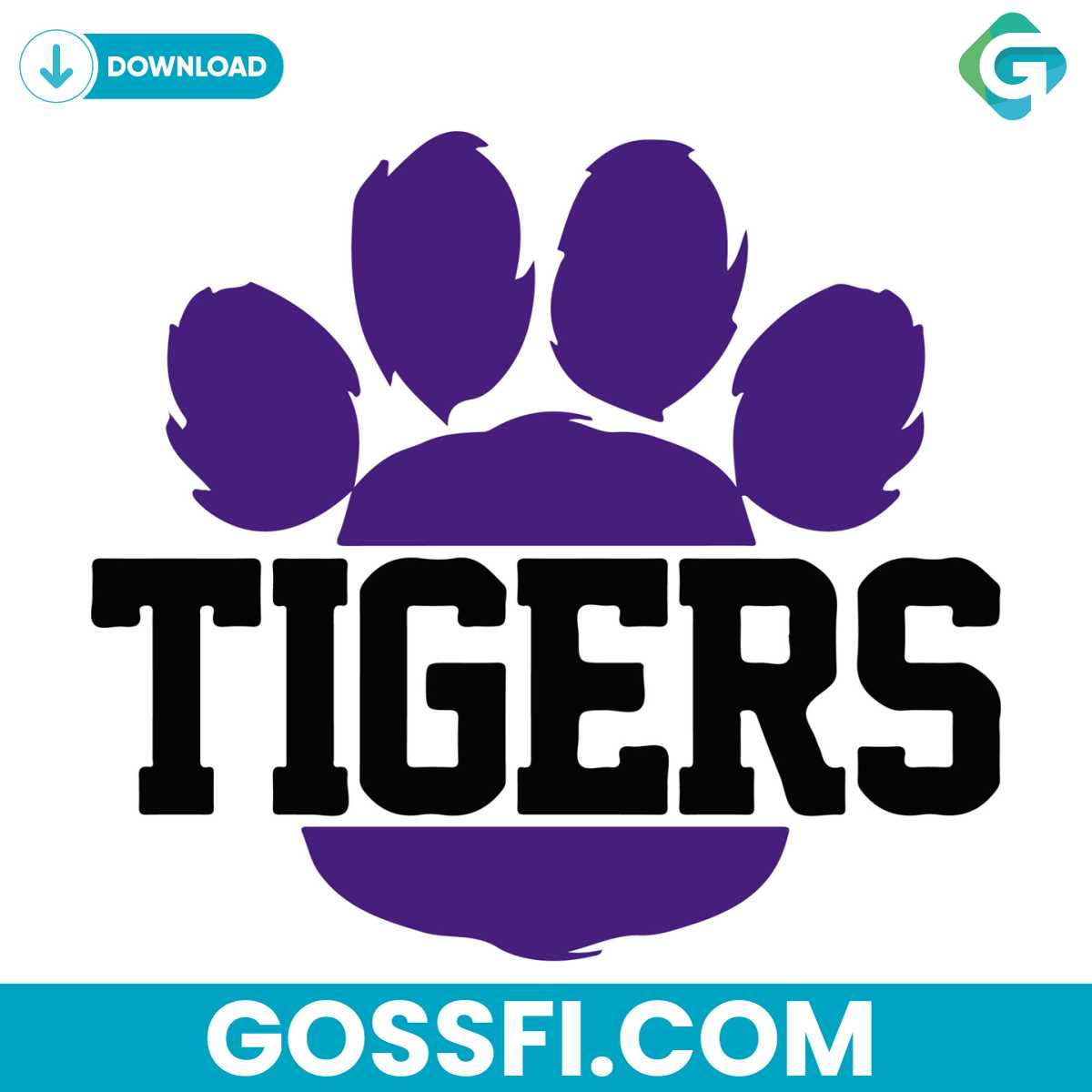 split-paw-lsu-tigers-football-svg-digital-download