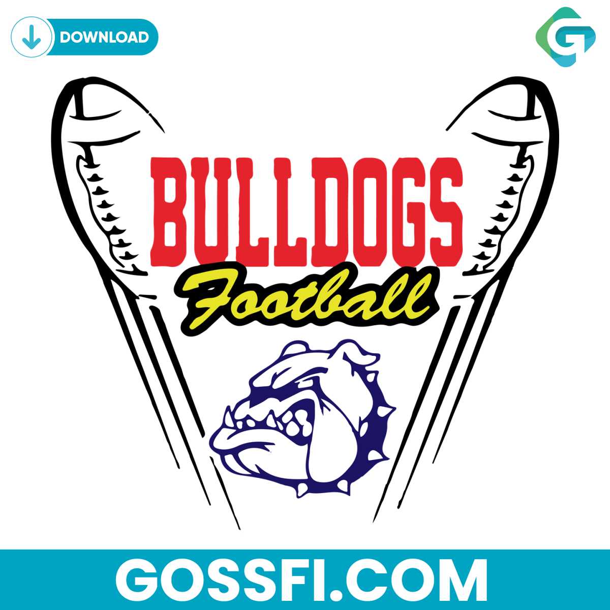 georgia-bulldogs-football-ncaa-team-svg