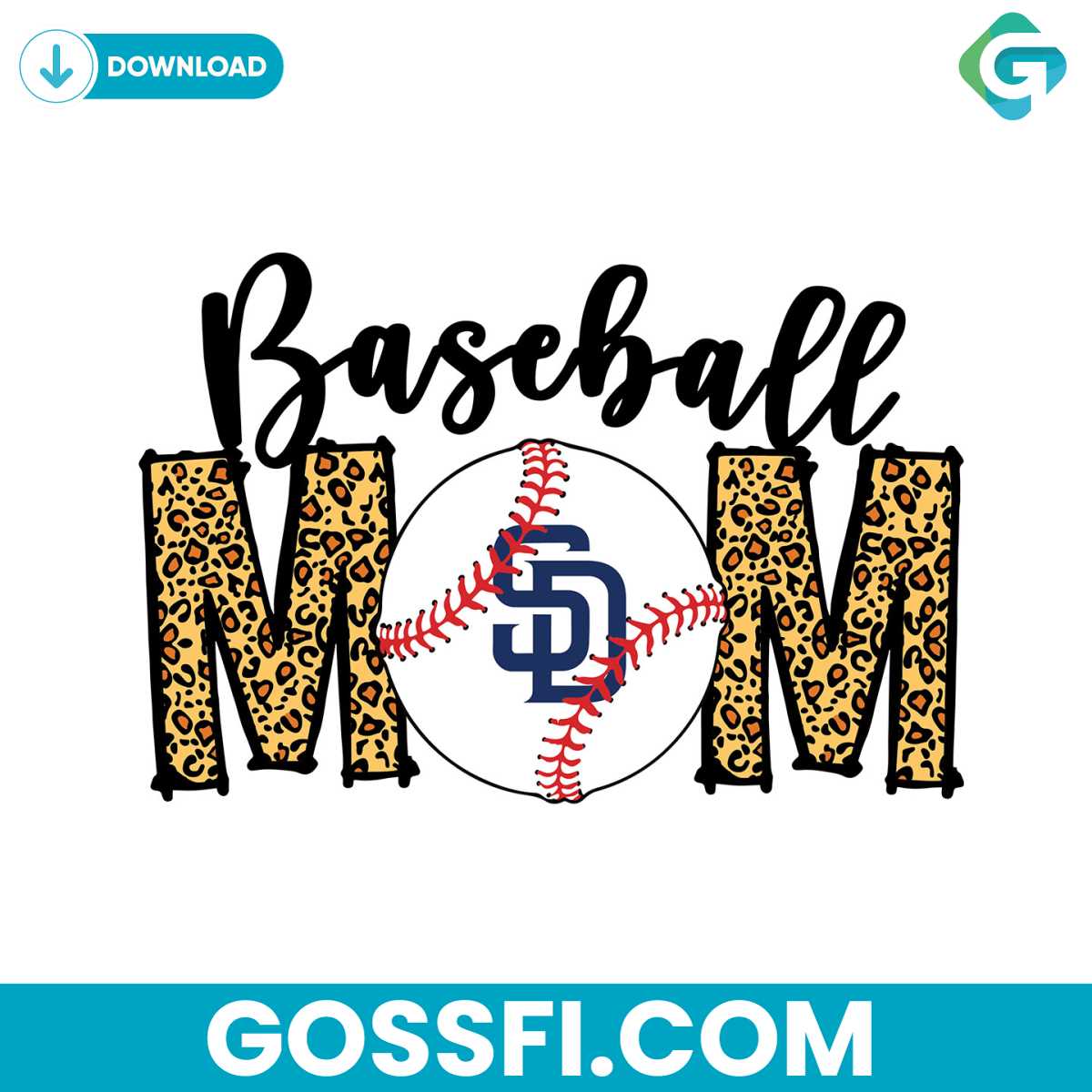 san-diego-padres-baseball-svg-digital-download
