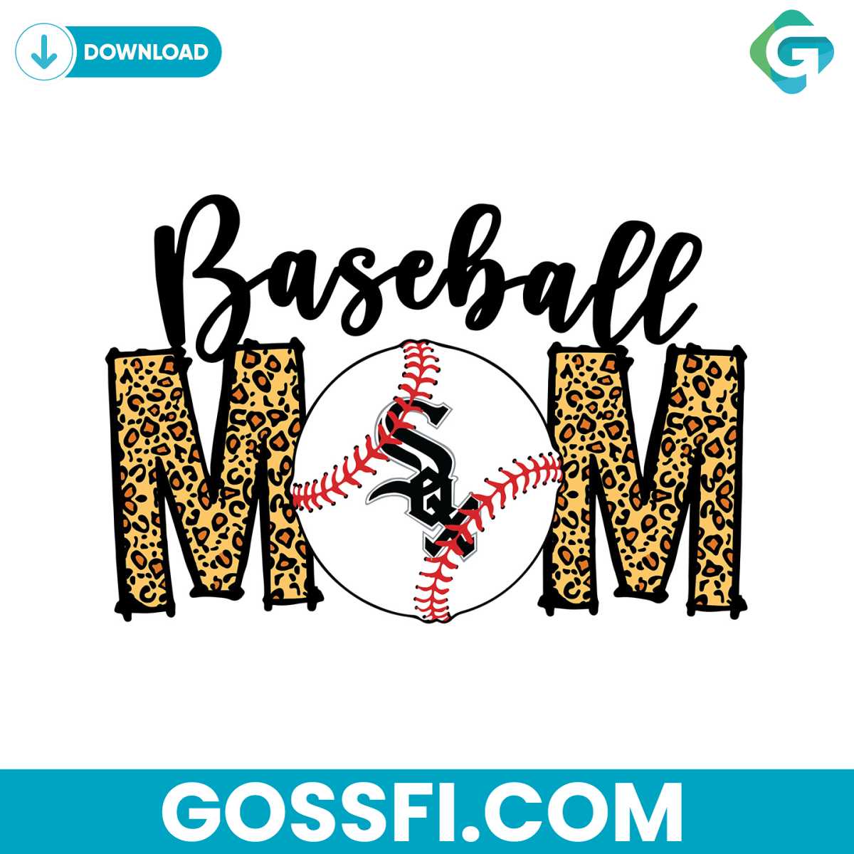 chicago-white-sox-baseball-mom-svg
