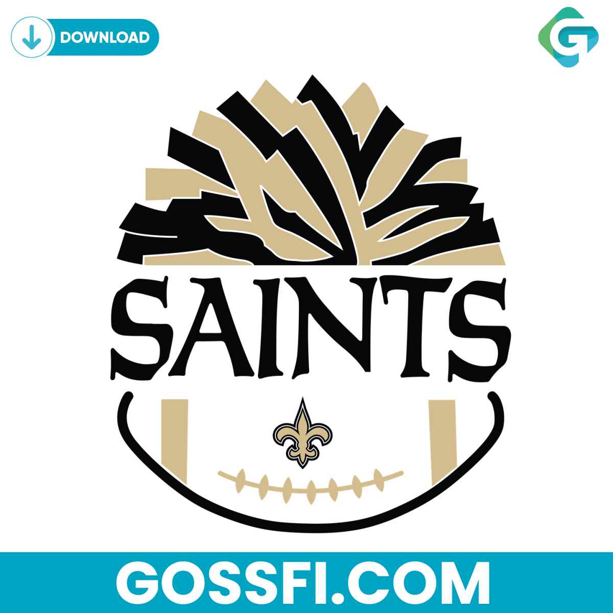 new-orleans-saints-nfl-football-svg