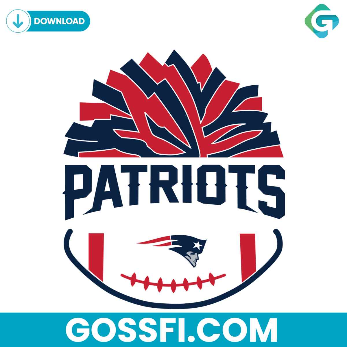 new-england-patriots-pom-poms-football-svg