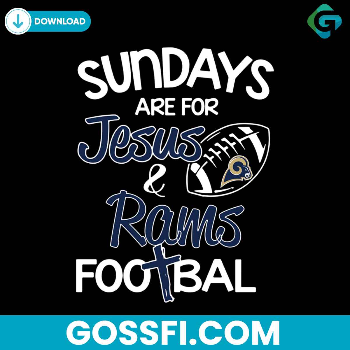 sundays-are-for-jesus-rams-football-svg