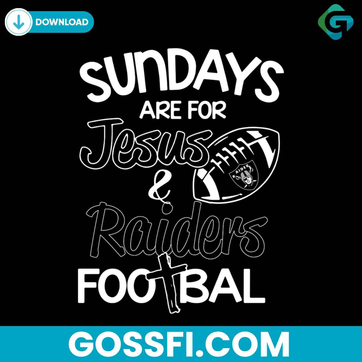 sundays-are-for-jesus-raiders-football-svg