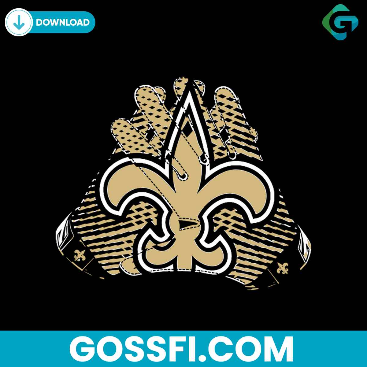 new-orleans-saints-gloves-svg