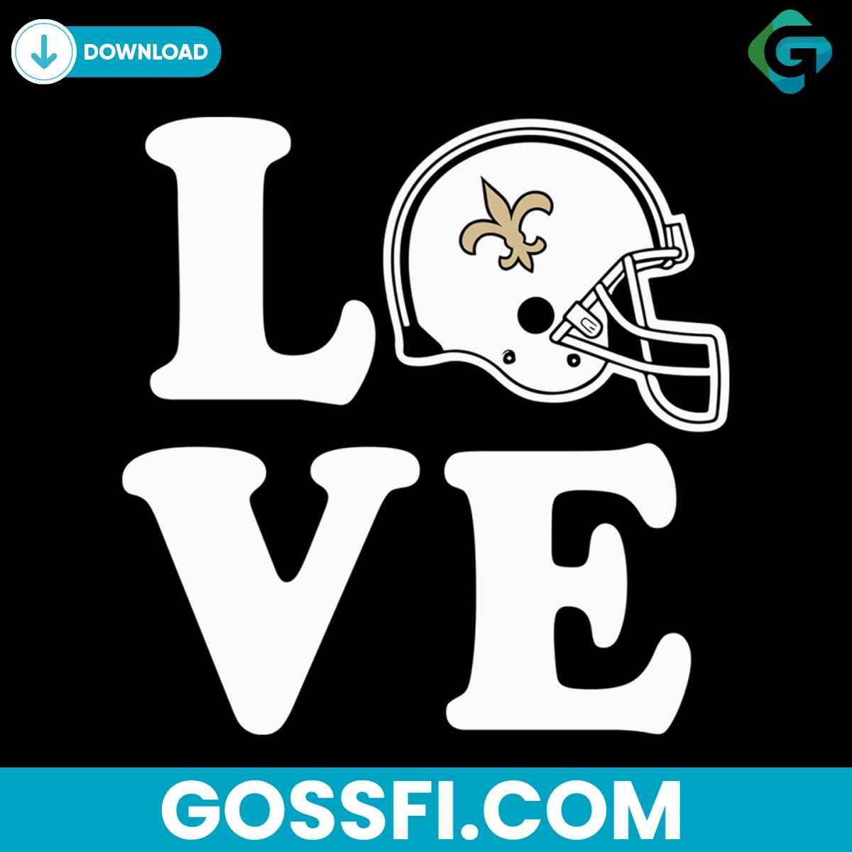 love-new-orleans-saints-svg-cricut-digital-download