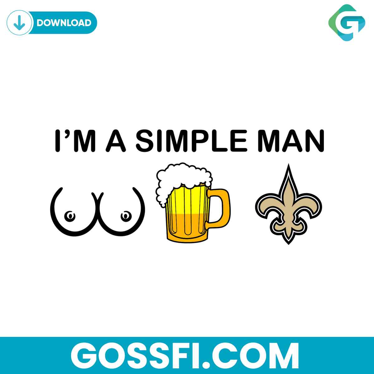 i-am-a-simple-man-new-orleans-saints-svg