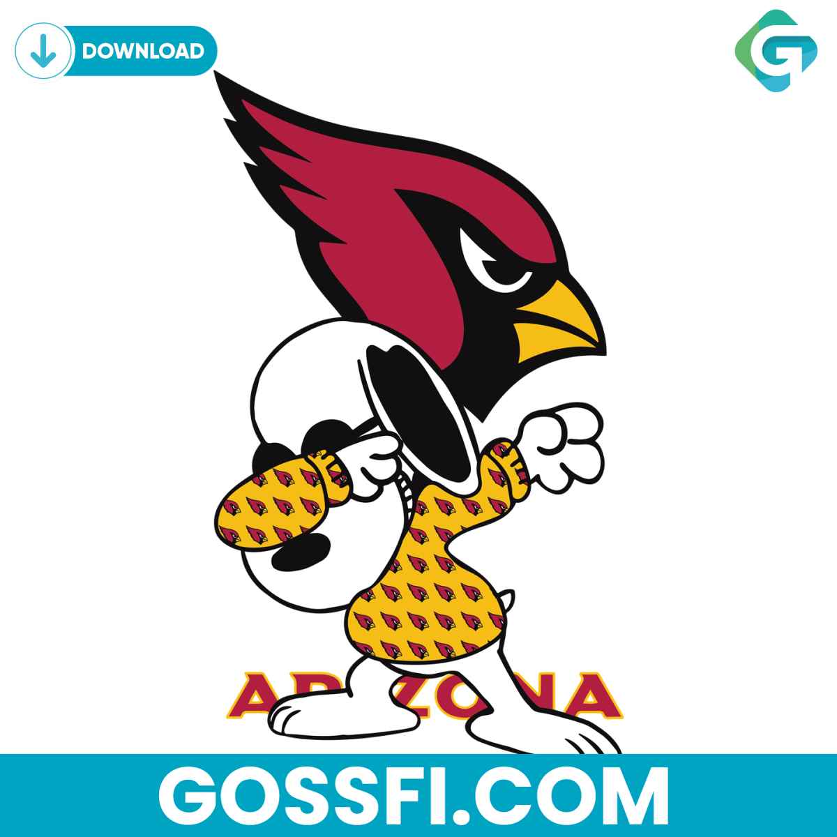 arizona-cardinals-snoopy-dabbing-svg-digital-download