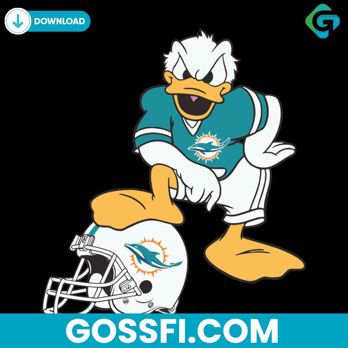 donald-duck-miami-dolphins-svg-digital-download