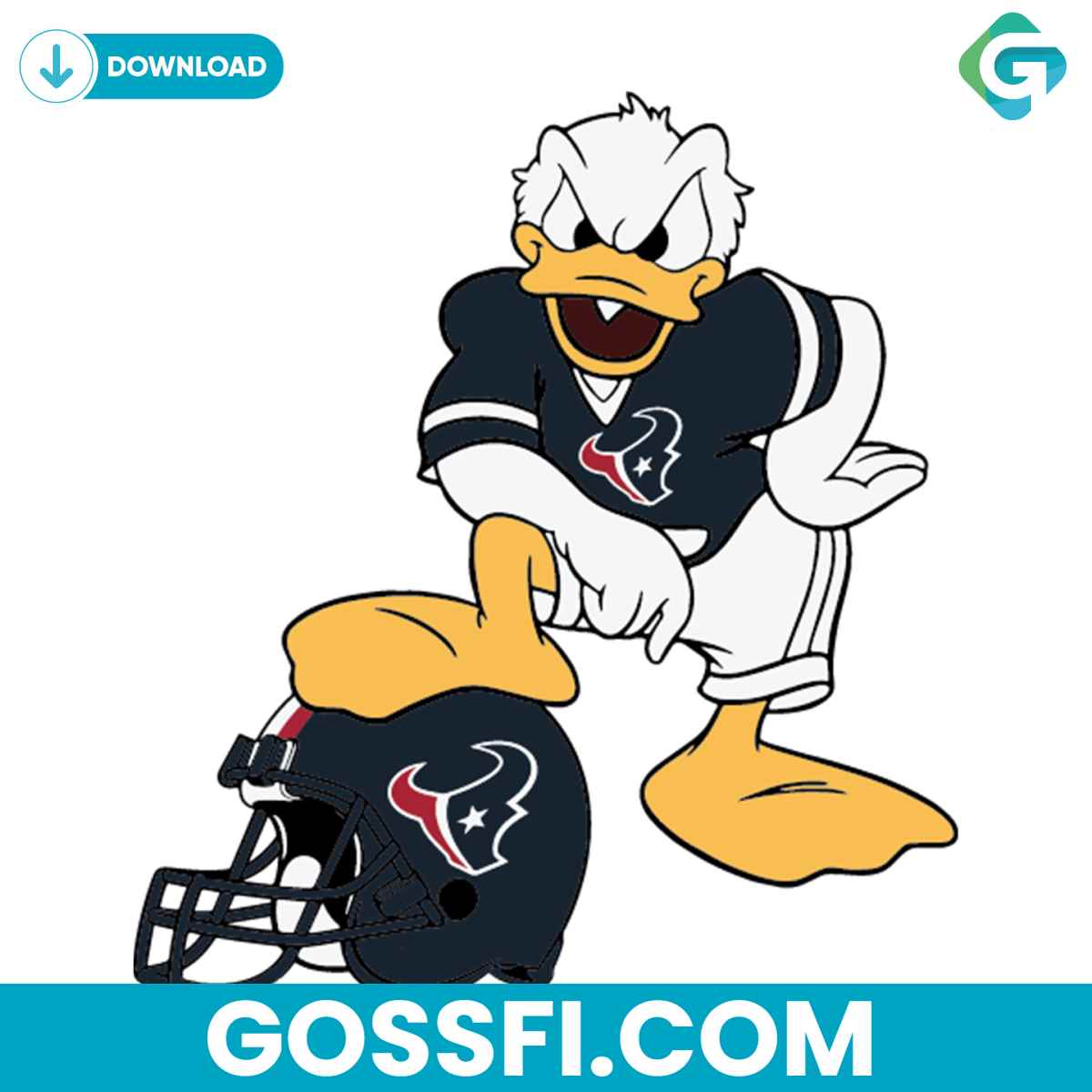 donald-duck-los-angeles-chargers-svg-digital-download