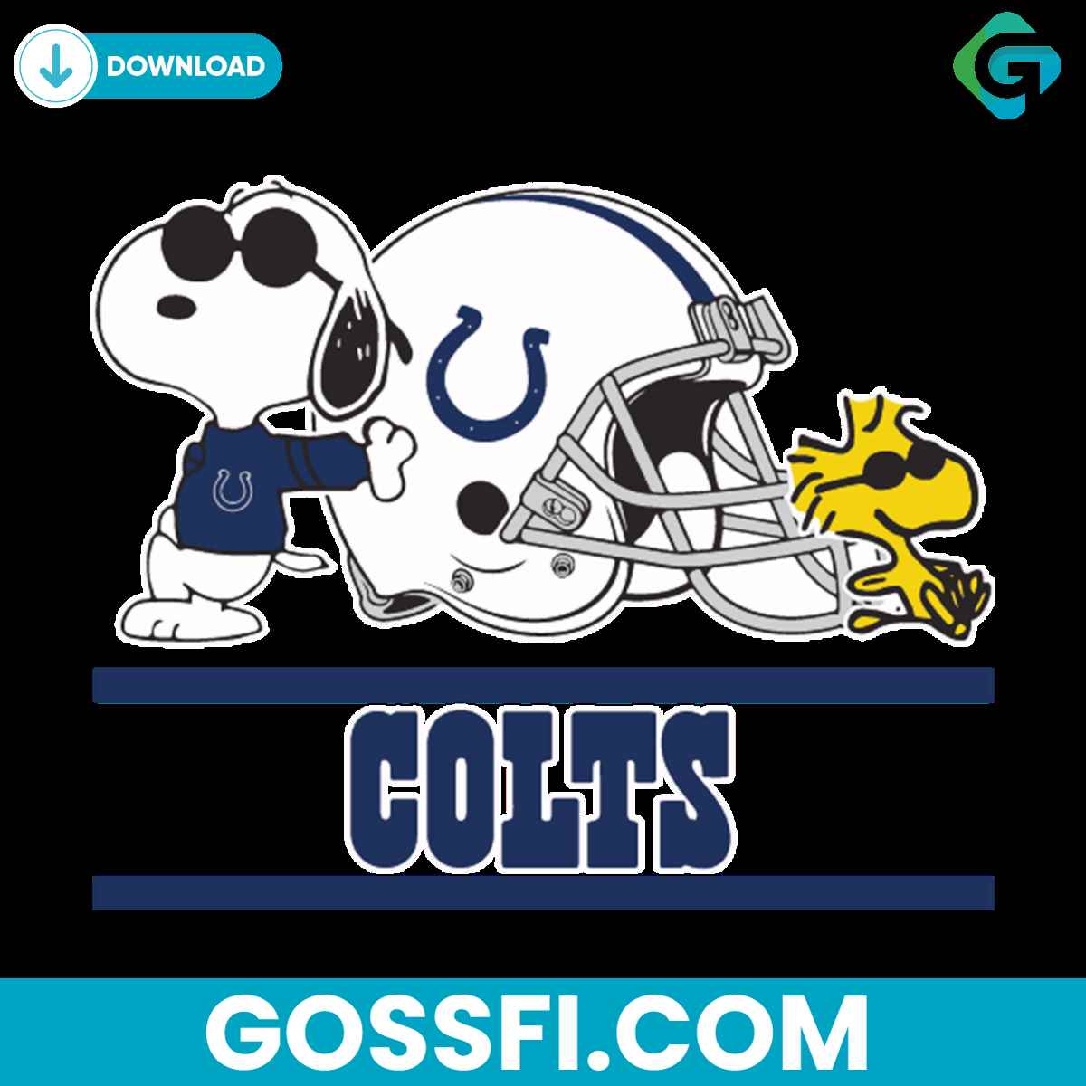 indianapolis-colts-snoopy-woodstock-svg