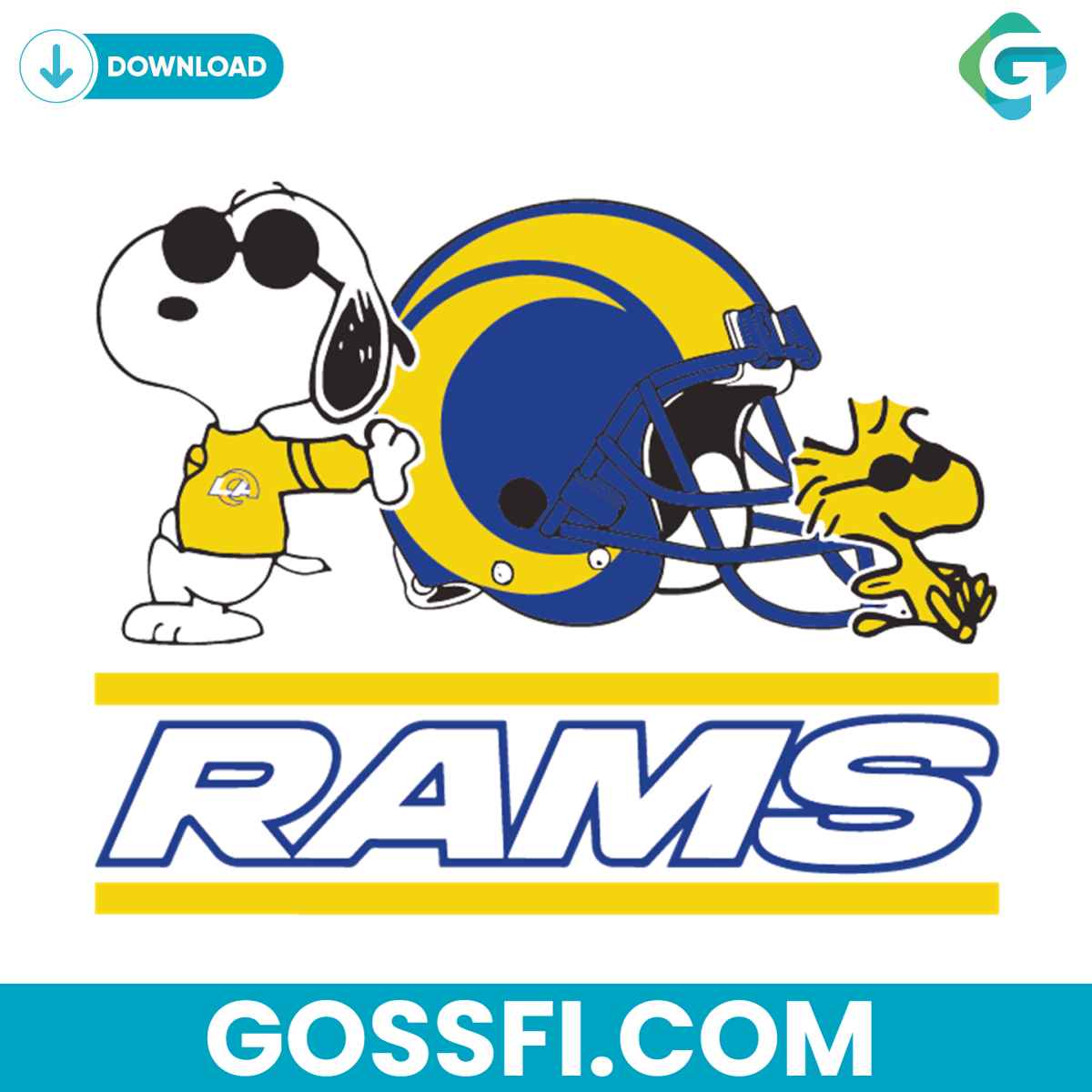 los-angeles-rams-snoopy-woodstock-svg