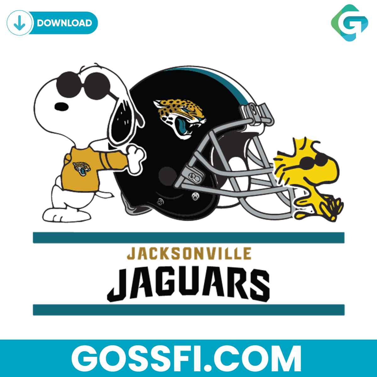 jacksonville-jaguars-snoopy-woodstock-svg