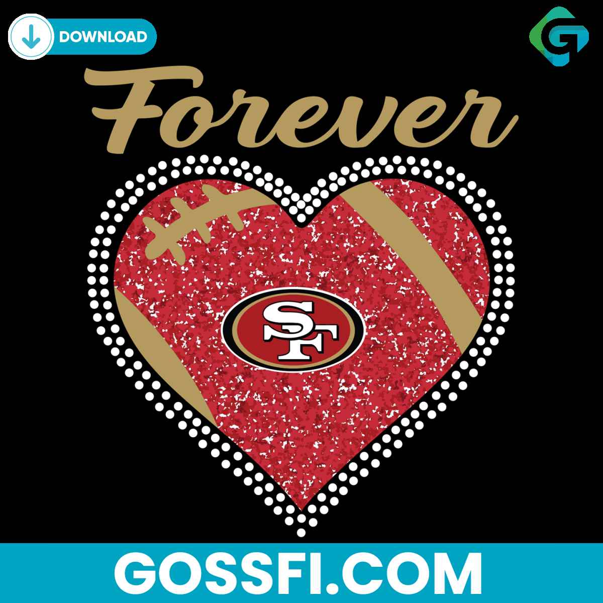 forever-san-francisco-49ers-heart-diamond-svg