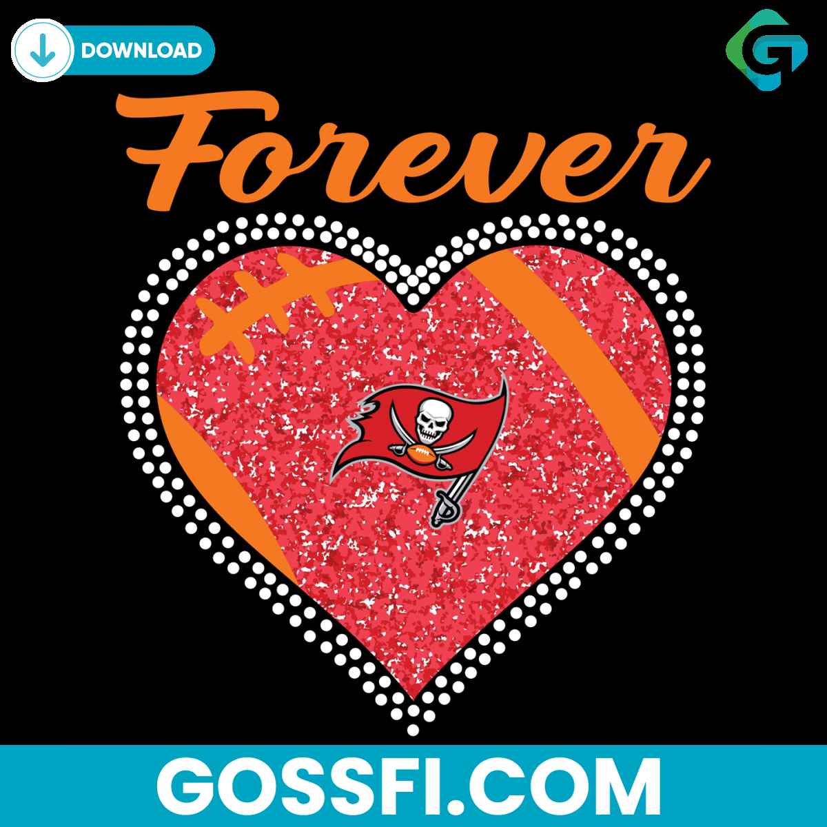 forever-tampa-bay-buccaneers-heart-diamond-svg